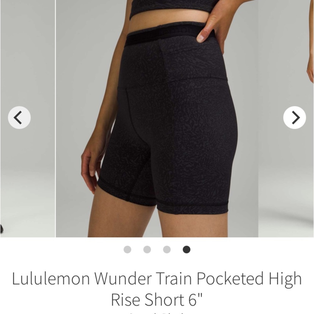 Lululemon Short Wunder Train Pocketed High Rise Short 6